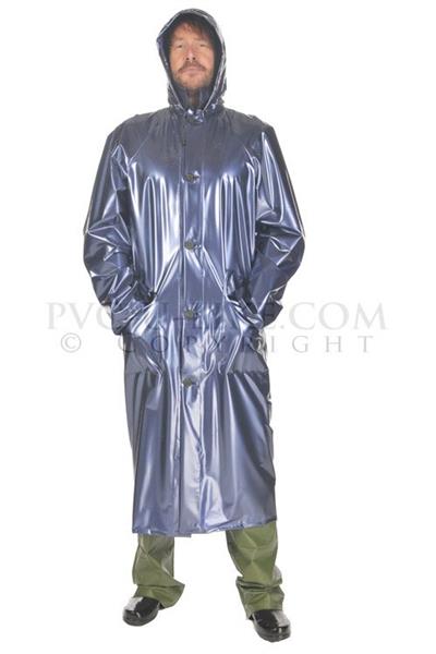 RA05 - Mens Traditional Raincoat | PVC-U-LIKE Plastic and Vinyl Clothing
