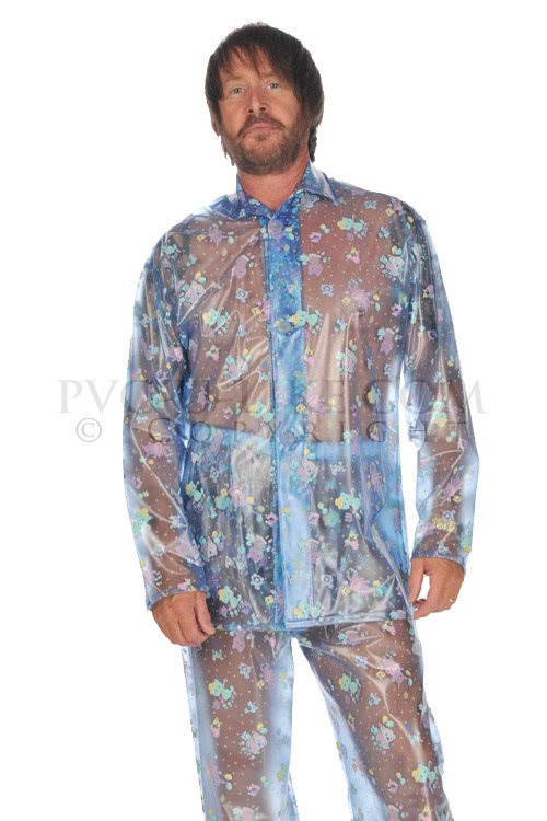 NW03 - Mens Pyjamas | PVC-U-LIKE Plastic and Vinyl Clothing