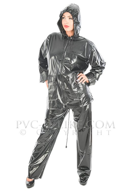 SU40 - Stock 2 piece rainsuit | PVC-U-LIKE Plastic and Vinyl Clothing